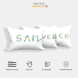 Personalised Confetti Handmade Font Customised Printed Soft Pillowcase Pillow