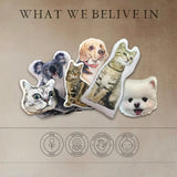 Personalised 3D Pet Cushion Pillow Photo Upload Custom Gift Pet Lovers & Owners
