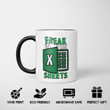 Freak In The Sheet Heat Sensitive Magic Colour Changing Mug Novelty Drink Cup