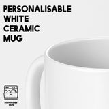 Personalised Vintage Ornament Retro Print Coffee Tea Mug Coaster Gift Him Her