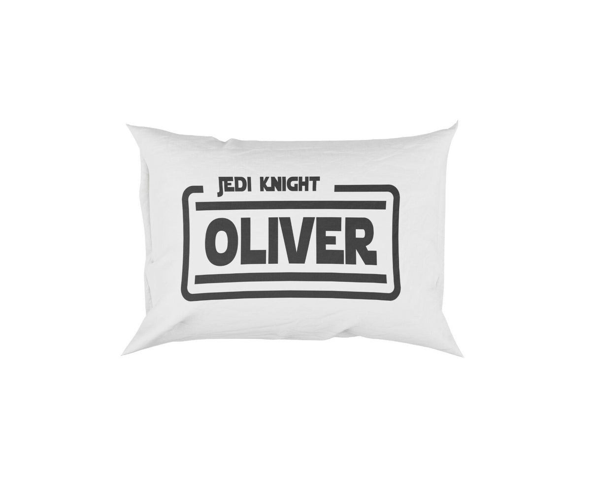 Jedi Star Wars Theme Inspired Personalised Name Soft Pillowcase Cover Gift