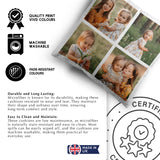 Personalised Photo Upload Picture Memory Cushion Text Option Pillow Decor Gift