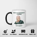 Bob Mortimer Heat Sensitive Magic Colour Changing Mug Novelty Drink Cup