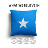 Somalia Flag Design Filled Square Cushion Decorative Throw Gift Any Size Patriot