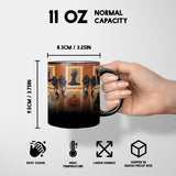 Halloween Spooky Personalised Custom Name Heat Sensitive Colour Changing Mug
