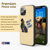 Harvey Hello You C*nt Rude Personalised Custom Cover - Printed iPhone Black Case