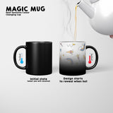 Personalised Unicorn Ice Cream Heat Sensitive Magic Colour Changing Novelty Mug