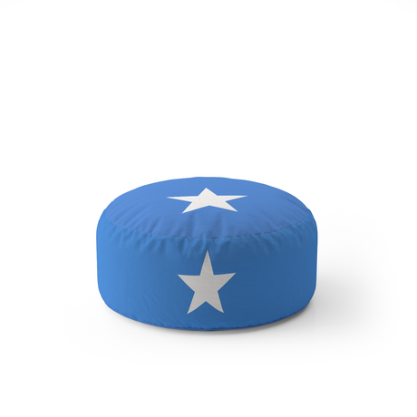 Somalia Flag Ottoman Filled Pouffe Footrest Washable Cover Custom Made Soft Gift
