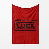 Jedi Star Wars Theme Inspired Personalised Name Soft Warm Fleece Blanket Decor