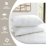 Luxury Quilted Pillows Hotel Quality Soft Cover Anti-Allergy Premium Filled