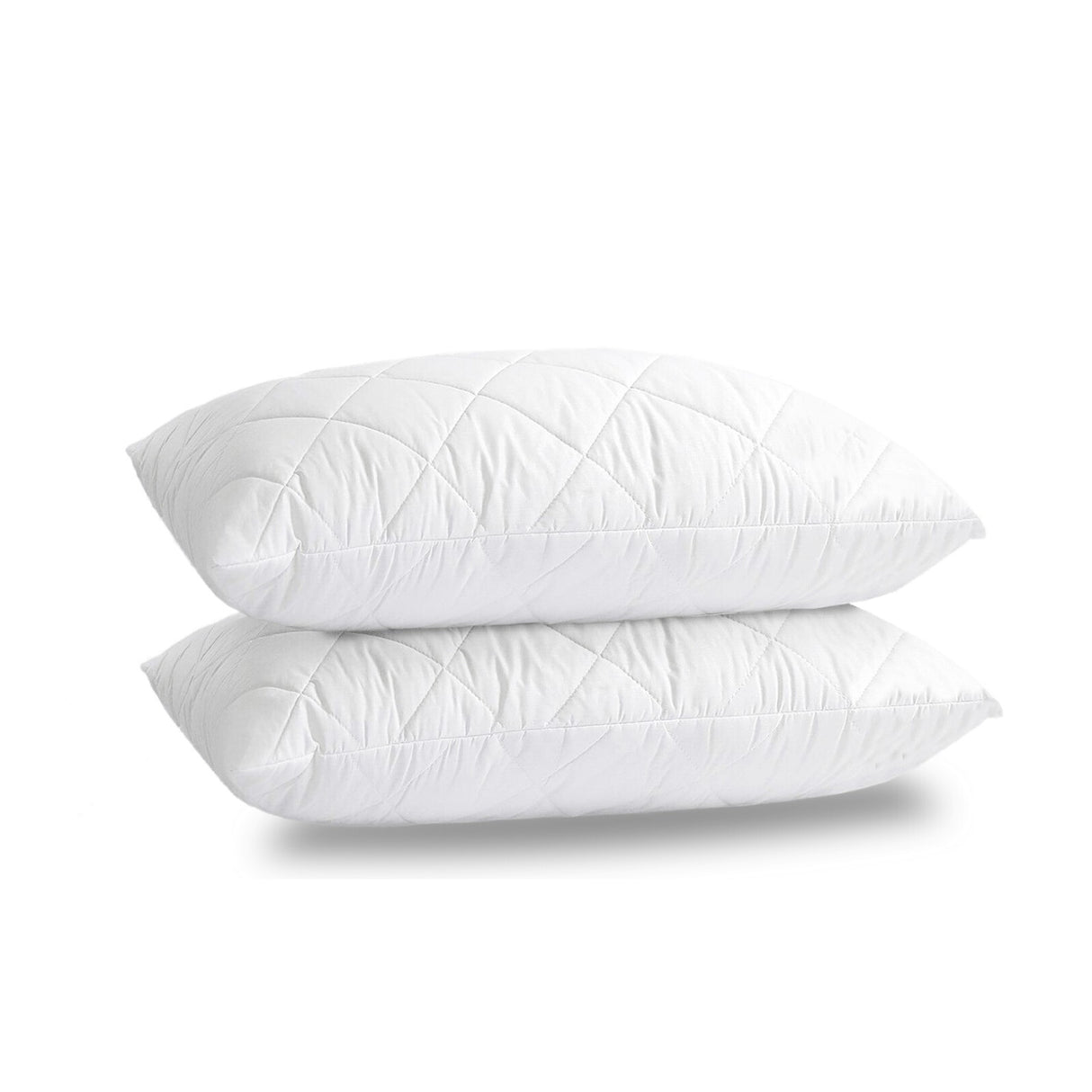 Luxury Quilted Pillows Hotel Quality Soft Cover Anti-Allergy Premium Filled