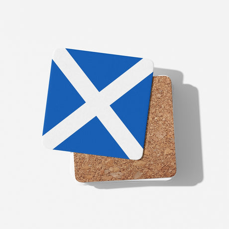Scotland Flag Scottish Cross Custom Printed Coffee Tea Mug Coaster Gift Him Her