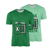Personalised Freak In The Sheets Funny Joke Printed T-Shirt Choose Colour Unisex