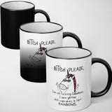 Unicorn Pee Glitter Heat Sensitive Magic Colour Changing Mug Novelty Drink Cup
