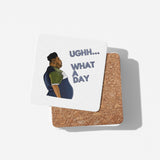 Harvey What A Day Rude Funny Cheeky Gift Coffee Tea Mug + Coaster Option Him Her