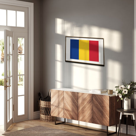 Romania Flag Patriotic Custom Wall Art - Poster Picture Print Decor Gift Home
