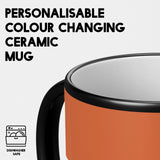 India Flag Design Tea Gift Heat Sensitive Magic Colour Changing Mug Novelty Cup