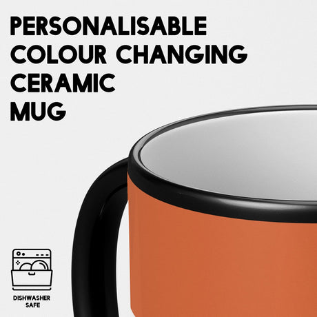 India Flag Design Tea Gift Heat Sensitive Magic Colour Changing Mug Novelty Cup