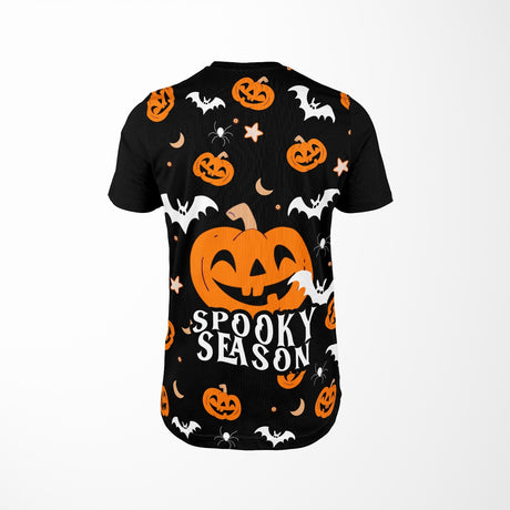Halloween Spooky Season Bats Custom All-Over Printed T-Shirt Colour Unisex Gift