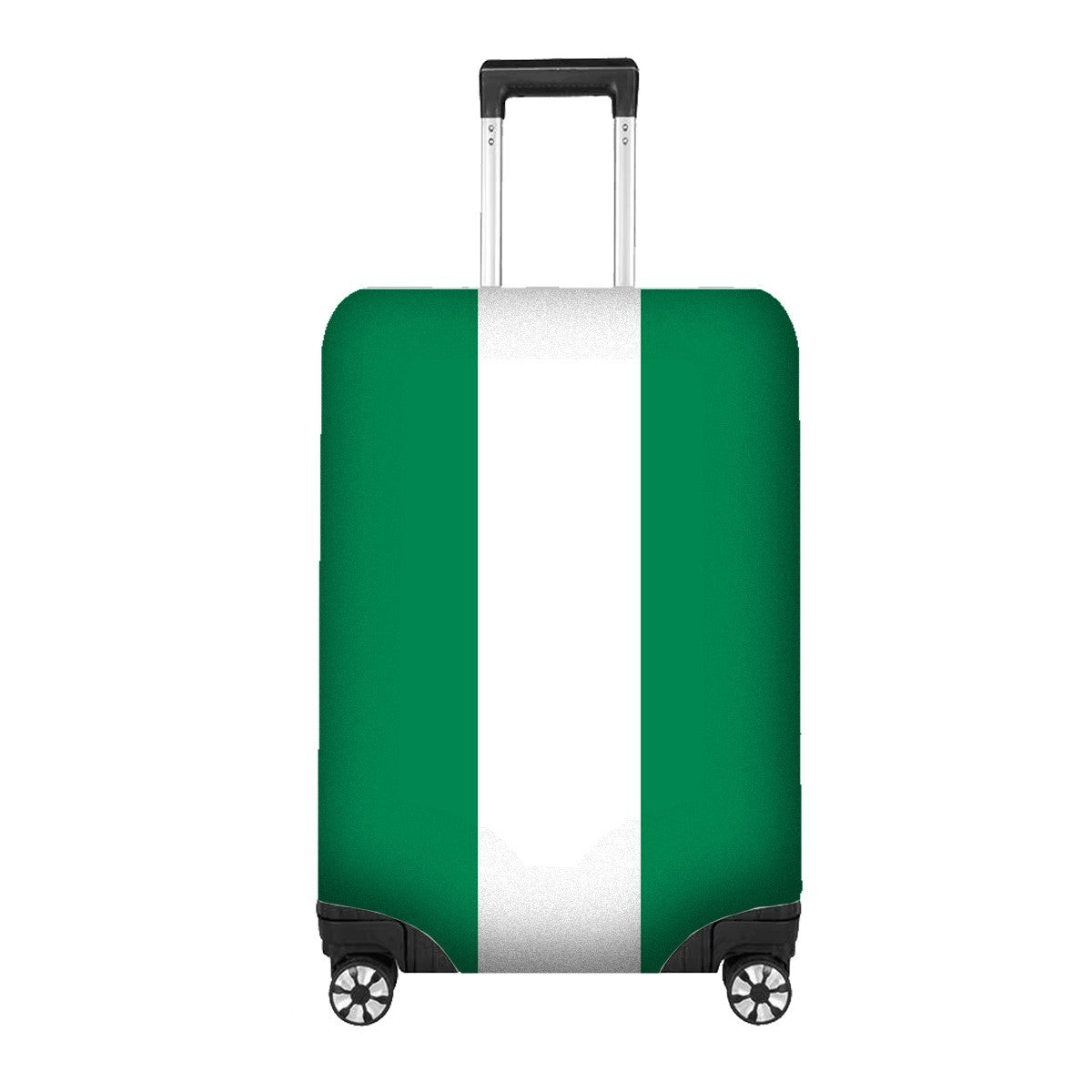 Nigeria Flag Suitcase Cover - Travel Gift Stretch Fit Luggage Protector Custom