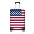 USA Flag America Suitcase Cover Travel Gift Stretch Fit Luggage Protector Custom