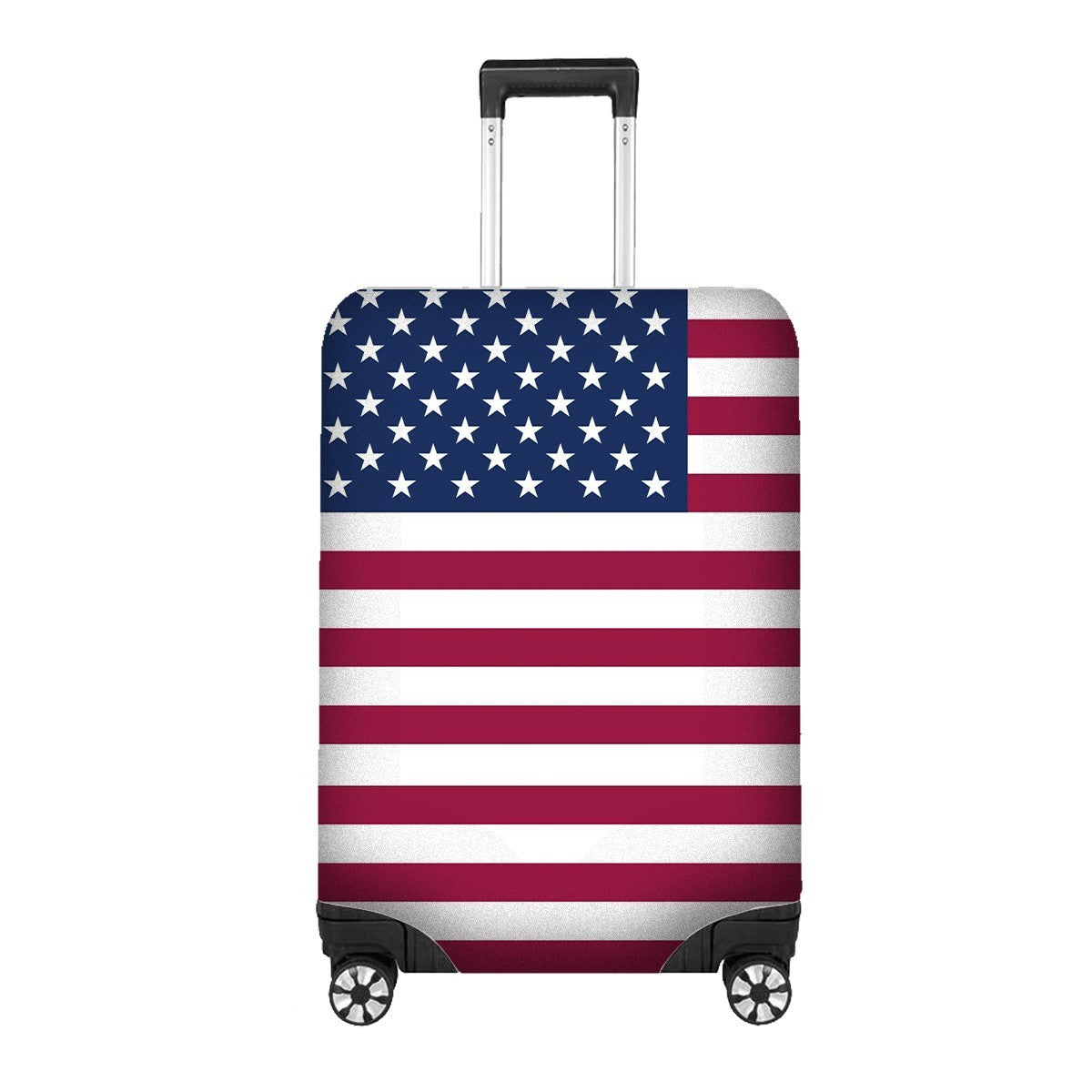 USA Flag America Suitcase Cover Travel Gift Stretch Fit Luggage Protector Custom