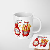 Personalised Name Valentines Love Gift Coffee Tea Mug + Coaster Option Him Her