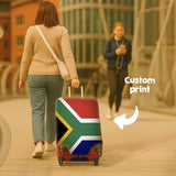 South Africa Flag SA Suitcase Cover Travel Gift Stretch Luggage Protector Custom