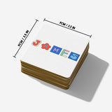 Personalised Ransom Note Joke Novelty Print Coffee Tea Mug Coaster Gift Him Her