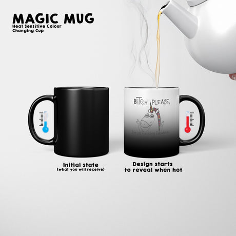 Unicorn Pee Glitter Heat Sensitive Magic Colour Changing Mug Novelty Drink Cup