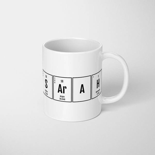Personalised Science Chemical Periodic Table Coffee Tea Mug Coaster Gift Him Her