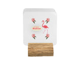 Flamingo Roses Pink Coffee Tea Mug 11oz Mug And Coaster Set Option