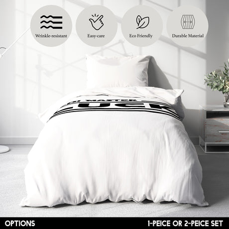 Jedi Star Wars Theme Inspired Personalised Single Bed Duvet Cover Pillowcase Set