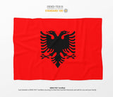 Albania Flag Fleece Blanket - Home Decor Throw Gift Cosy Custom Made Soft Warm