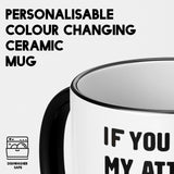 Attitude Stinks Heat Sensitive Magic Colour Changing Mug Funny Gift Novelty Cup