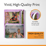 Upload Your Own Photos Custom Made Soft Warm Fleece Memory Blanket Throw Decor