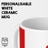 Canada Flag Canadian Design Coffee Tea Mug Cup Set Coaster - Gift Him Her Custom