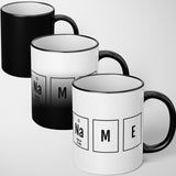Science Chemical Table Custom Name Heat Sensitive Magic Changing Mug Novelty Cup