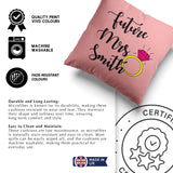 Future Mrs Fiancé Wife To Be Romantic Novelty Wedding Square Fill Cushion Throw