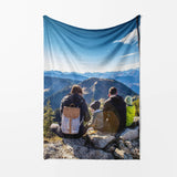 Blanket Photo Text Personalised Upload Soft Warm Fleece Memory Throw Decor Gift