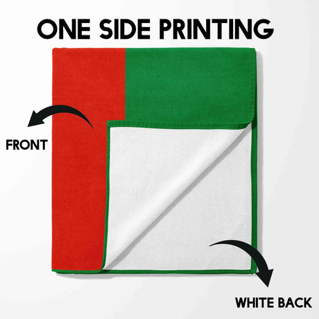 Afghanistan Flag Patriotic Towel Highly Absorbent Beach Bath Sheet Custom Gift