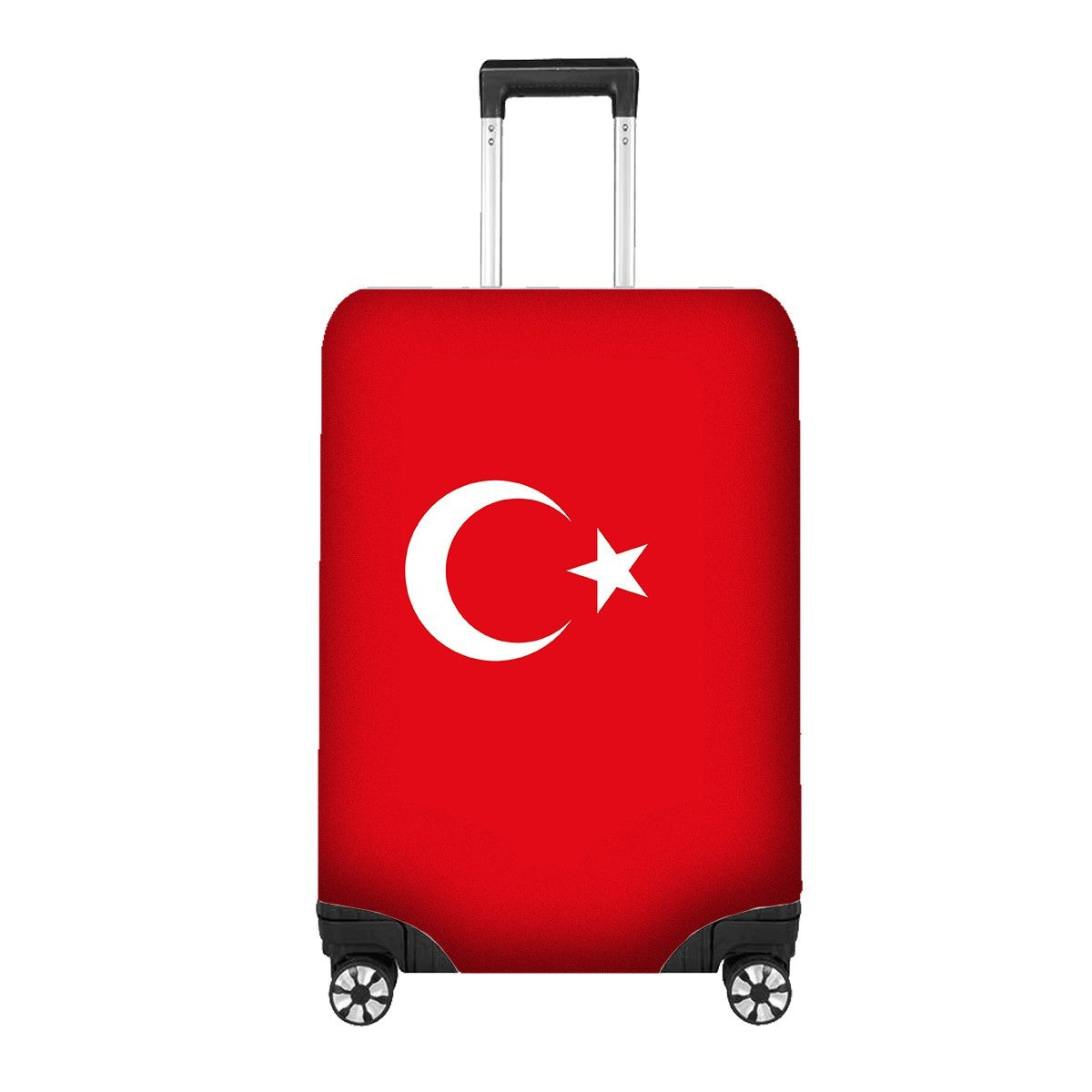 Turkey Flag Turkish Suitcase Cover - Travel Gift Stretch Fit Luggage Protector