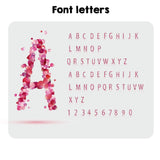 Personalised Name Pink Rose Petals Customised Printed Soft Pillowcase Pillow