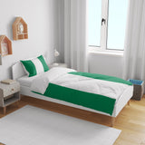 Nigeria Flag Nigerian Cot Bed Duvet Cover Toddler Pillowcase Design Gift Custom