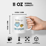 Personalised Text Teariffic Novelty Printed Coffee Tea Mug Coaster Gift Him Her