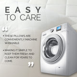 Luxury Quilted Pillows Hotel Quality Soft Cover Anti-Allergy Premium Filled