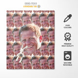 Funny Personalised Custom Photo Upload Collage Cot Bed Duvet Cover + Pillowcase