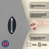 Nigeria Flag Suitcase Cover - Travel Gift Stretch Fit Luggage Protector Custom