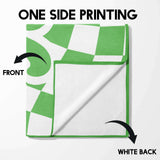 Personalised Custom Name Retro Vans Check Soft Absorbent Beach Bath Sheet Towel