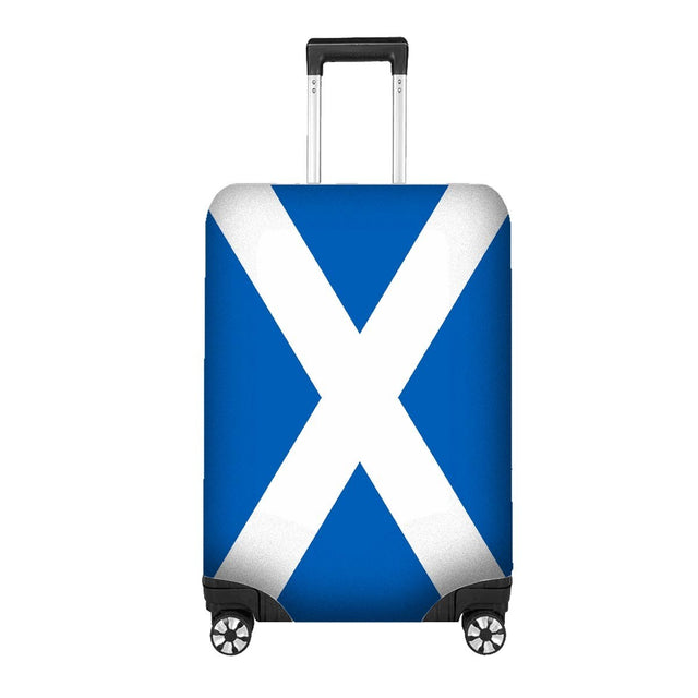 Scotland Flag Custom Suitcase Cover Travel Gift Stretch Fit Luggage Protector